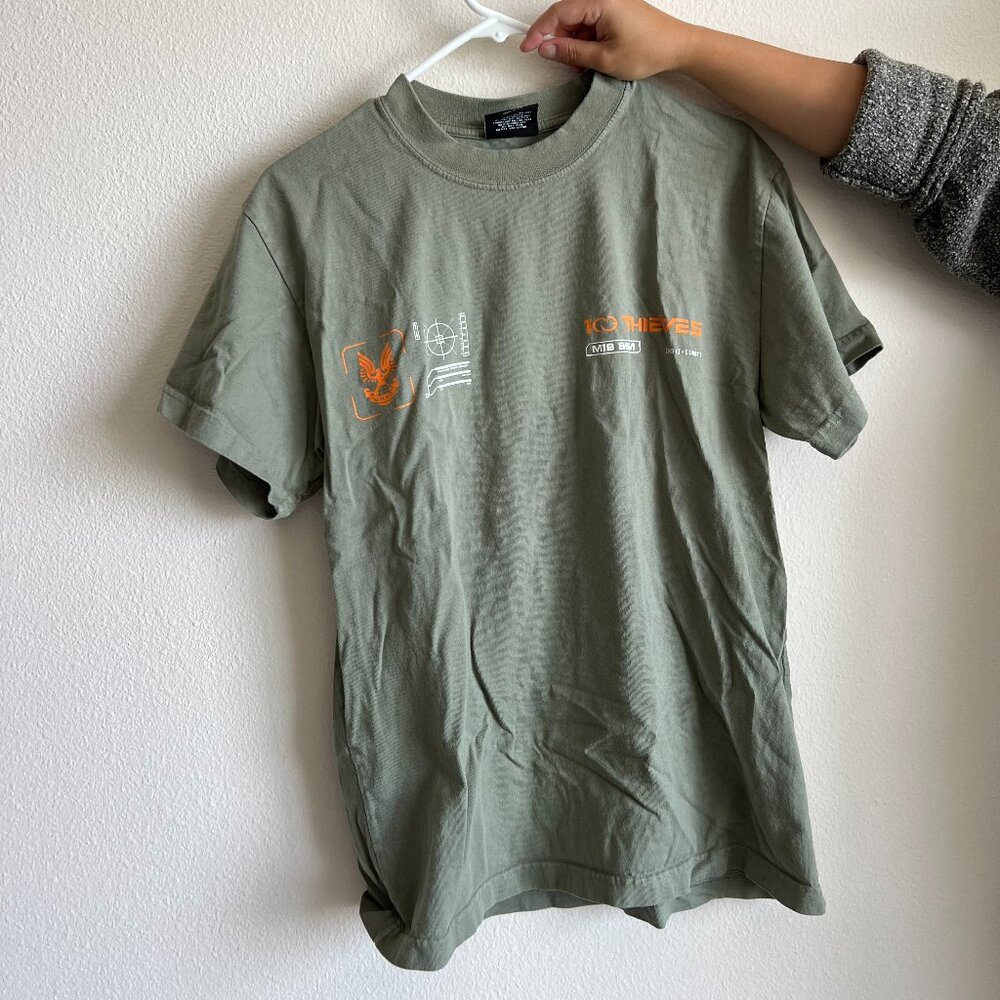 100 Thieves Green T-Shirt Unisex